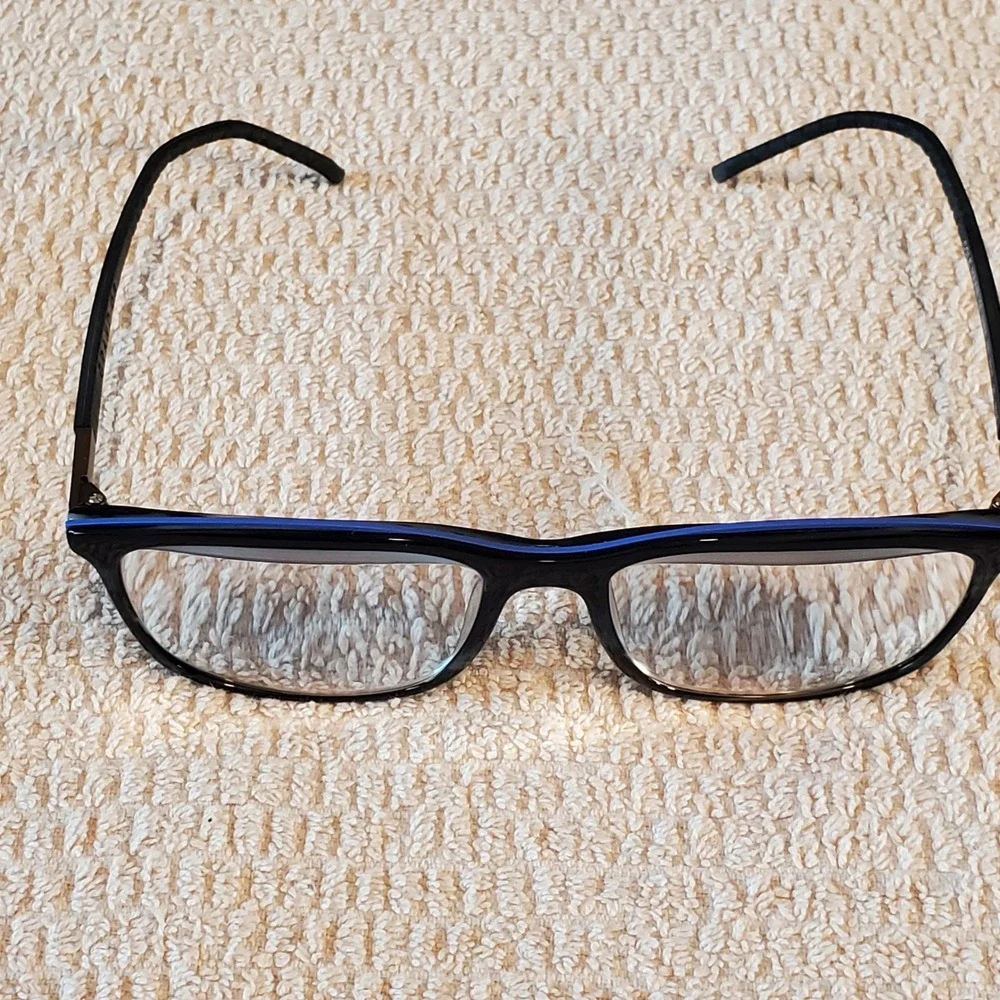 Cole‎ Haan CH4030 015 Black Blue Eyeglasses- Frames only & Case 55-17-140